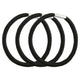 Lady Jayne Black Thick Elastics 12 Pcs
