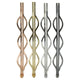 Lady Jayne Metallic Swirly Bobby Slides 4 Pack