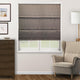 Chicology Roman Shades for Windows Ridgewood Dark Elm Privacy and Light Filtering 36 In W x 72 in H