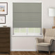 Chicology Roman Shades for Windows Ridgewood Sage Privacy and Light Filtering 27 in W x 72 in H