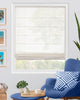 Chicology Roman Shades for Windows Pacific White Semi-Sheer or Light Filtering 34 W x 64 H inches