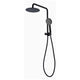 Ania Multifunction Hand Shower with Overhead Rain Shower Half Rail
