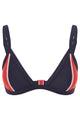 Duskii Tri Top Navy & Red