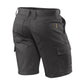Eleven Workwear Essential Drill Cargo Work Short Charcoal Regular Leg