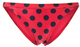Duskii Cerise Banded Bottom Cherry & Indigo Spot