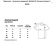 American Apparel 2004CVC Unisex Henley T Shirt Black