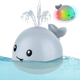 Whale Automatic Water Spray Baby Bath Toys with LED Lights USB Rechargeable