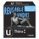 U By Kotex Reusable Period Undies Bikini Regular Size 14-16