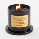 Le Desire Maison Soy Cloche Candle Sea Salt Amyris Musk Black 283g