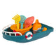 Lcorp 8 Piece Kids Beach Toy Set With Boat Bucket And Sand Tools