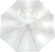 Clifton Birdcage Umbrella with Silver Border
