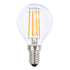 Lusion Filament Fancy Round Clear Led Globe 4w Ses Dimmable 2700k