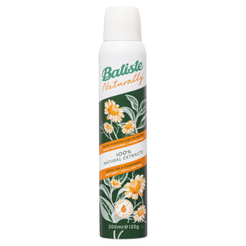 Batiste Naturally Green Tea & Cham Dry Shampoo 200ml