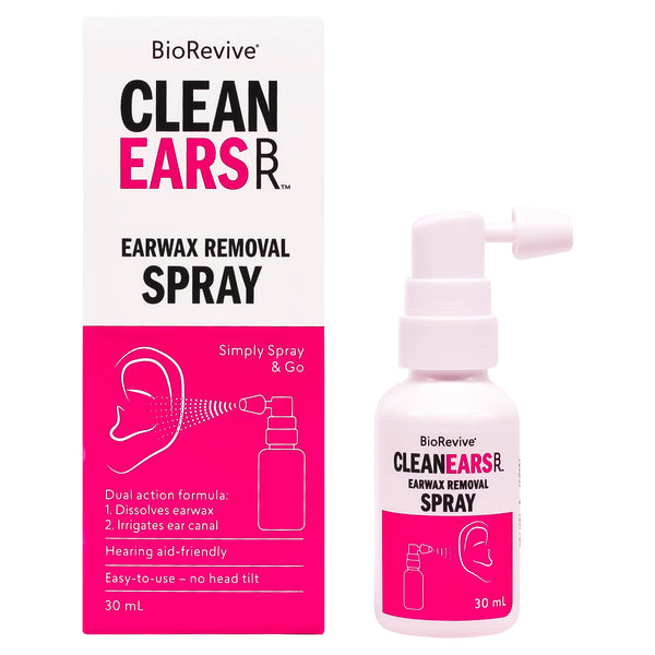 BioRevive CleanEars Wax Remover Spray 30mL