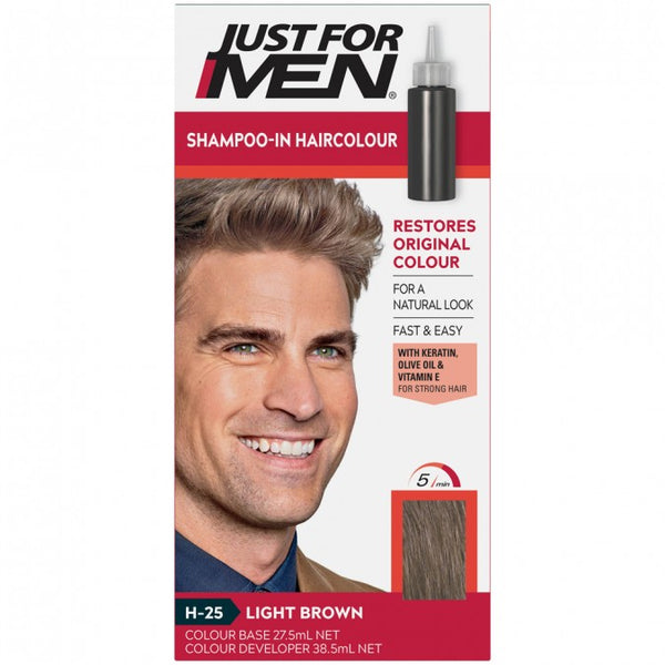 Just For Men Shampoo-In Hair Colour Light Brown