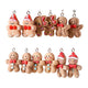 Mini Gingerbread Man Christmas Earrings
