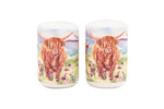 L & P Home & Gifts Highland Cows Salt And Pepper Shakers Set Of 2