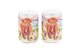 L & P Home & Gifts Highland Cows Salt And Pepper Shakers Set Of 2