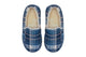 Snuggups Mens Moccasin Slippers Navy Plaid Eu 47-48