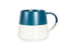 Nicola Spring Two Toned Navy Speckled Ceramic Coffee Mug 370ML