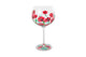Gibson Gifts Lynsey Johnstone Hand Painted Gin Glass Poppies