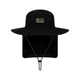 Kooringal Dozer Boys Bucket Hat - Black Legionnaire Flap - Barney