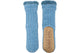 Wicked Sista Chenille Rib Knit Slipper Socks Blue One Size