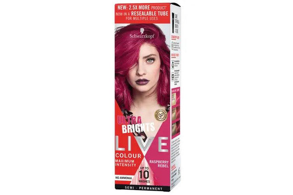 Schwarzkopf LIVE Colour Ultra Brights Raspberry Rebel 75ml