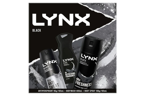 Lynx Black Trio Gift Pack 2023