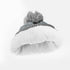 Costcom Womens Thermal Lined Chunky Ribbed Knit Beanie With Pom Pom