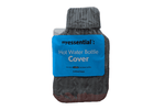 My Essential Hot Water Bottle with Soft Fleece Cover Blue and Grey