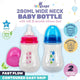 1st Steps Baby Bottle Wide Neck 280mL 6 months + 1pc