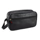 Crewman Toiletry Wet Pack Black Travel Zip Bag with Handle & Compartments