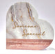 Eternal Love Someone Special Freestanding Glass Plaque in Aqua 038KG