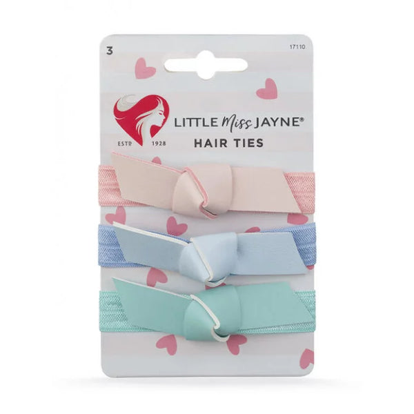 Lady Jayne Little Miss Jayne Bow Hair Ties 3 Pack