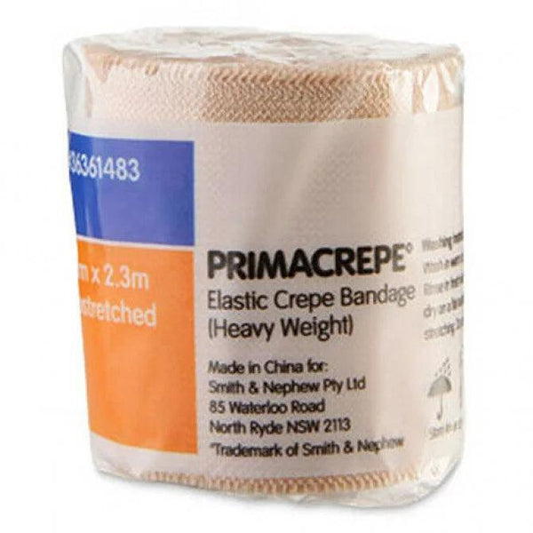 Primacrepe Elastic Crepe Bandage Heavy Tan 5cm x 2.3m