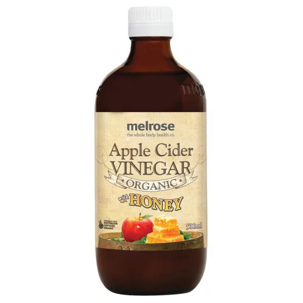 Melrose Organic Apple Cider Vinegar with Honey 500ml