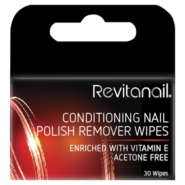 Revitanail Conditioning Remover Wipes 30 Wipes