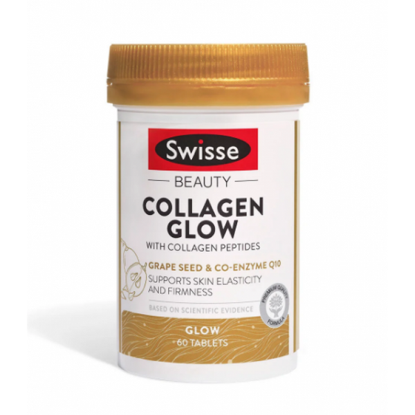 Swisse Beauty Collagen Glow With Collagen Peptides 60 Tablets