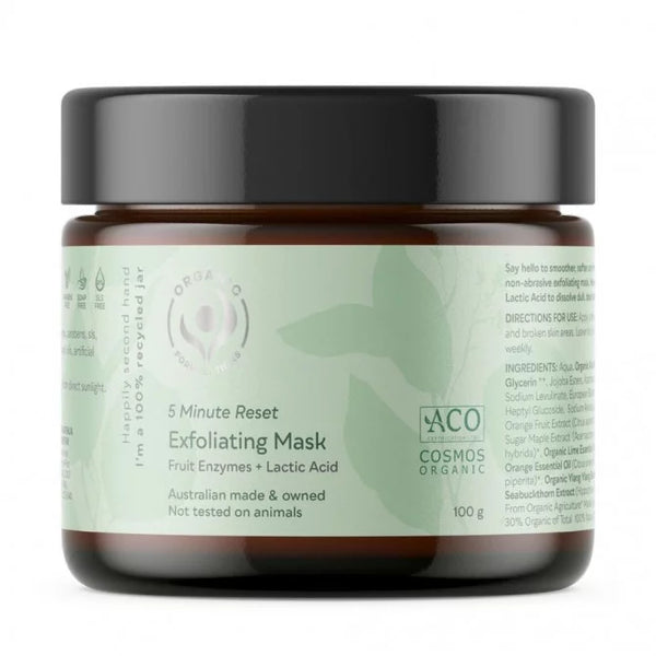 Organic Form 5 Minute Reset Exfoliating Mask 100g