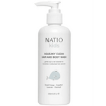 Natio Squeaky Clean Hair & Body Wash 250ml