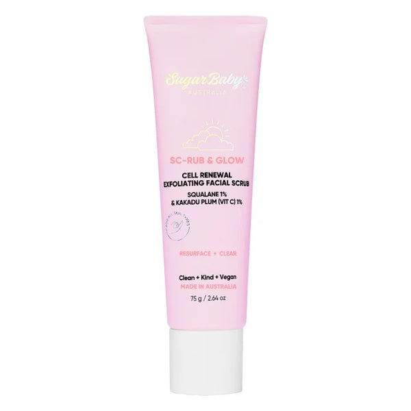 SugarBaby Sc-Scrub & Glow Cell Renewal Exfoliating Facial Scrub