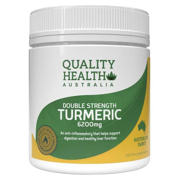 Quality Health Australia Double Strength Turmeric 6200mg 100s