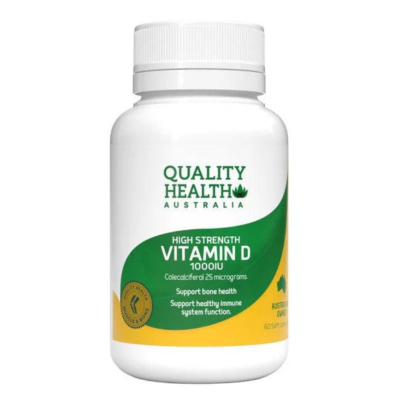 Quality Health Australia Vitamin D 1000IU 60 Capsules