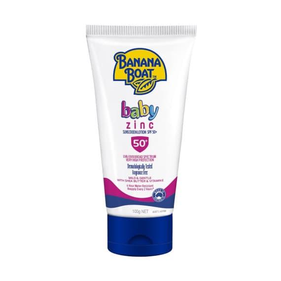 Banana Boat Baby Zinc Sunscreen Lotion Spf 50+ 100g