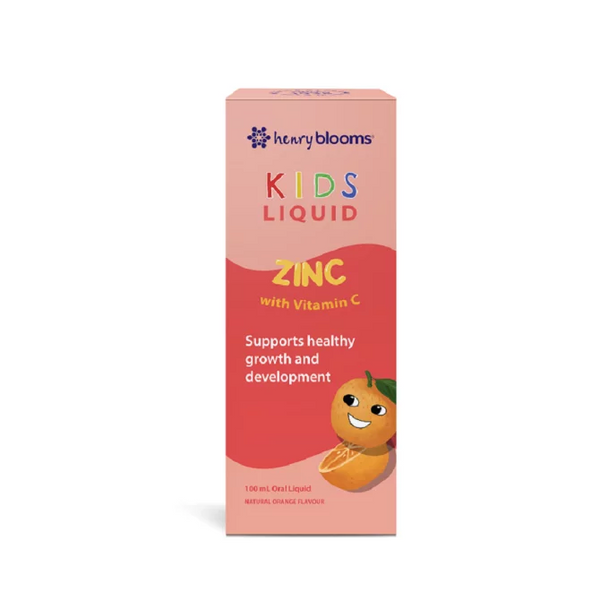 Henry Blooms Kids Liquid Zinc With Vitamin C 100ml