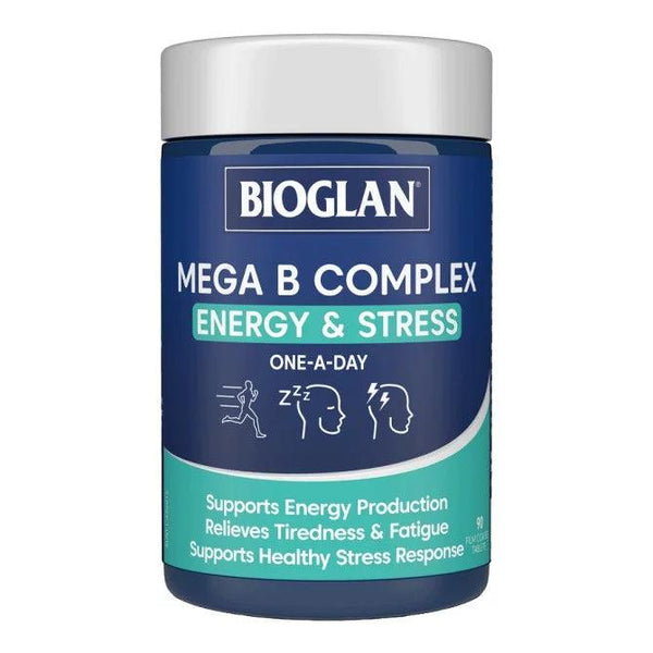 Bioglan Mega B Complex Energy And Stress 90 Tablets