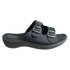 Homyped Crest Massage Women's Slides Black Size 9
