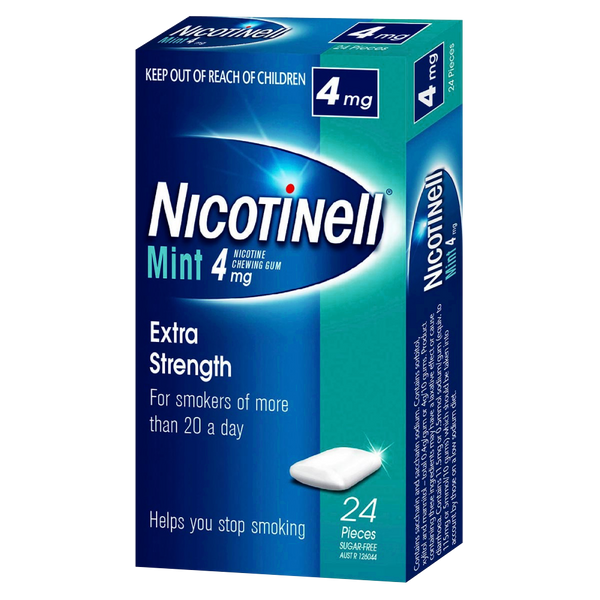 Nicotinell Chewing Gum Nicotine 4mg 24 Pieces – Mint