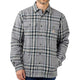 Carhartt Flannel Sherpa Shirt Jacket Asphalt